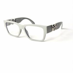 Versace Mod 3368U 5501 Light Grey Silver 53mm New Authentic
